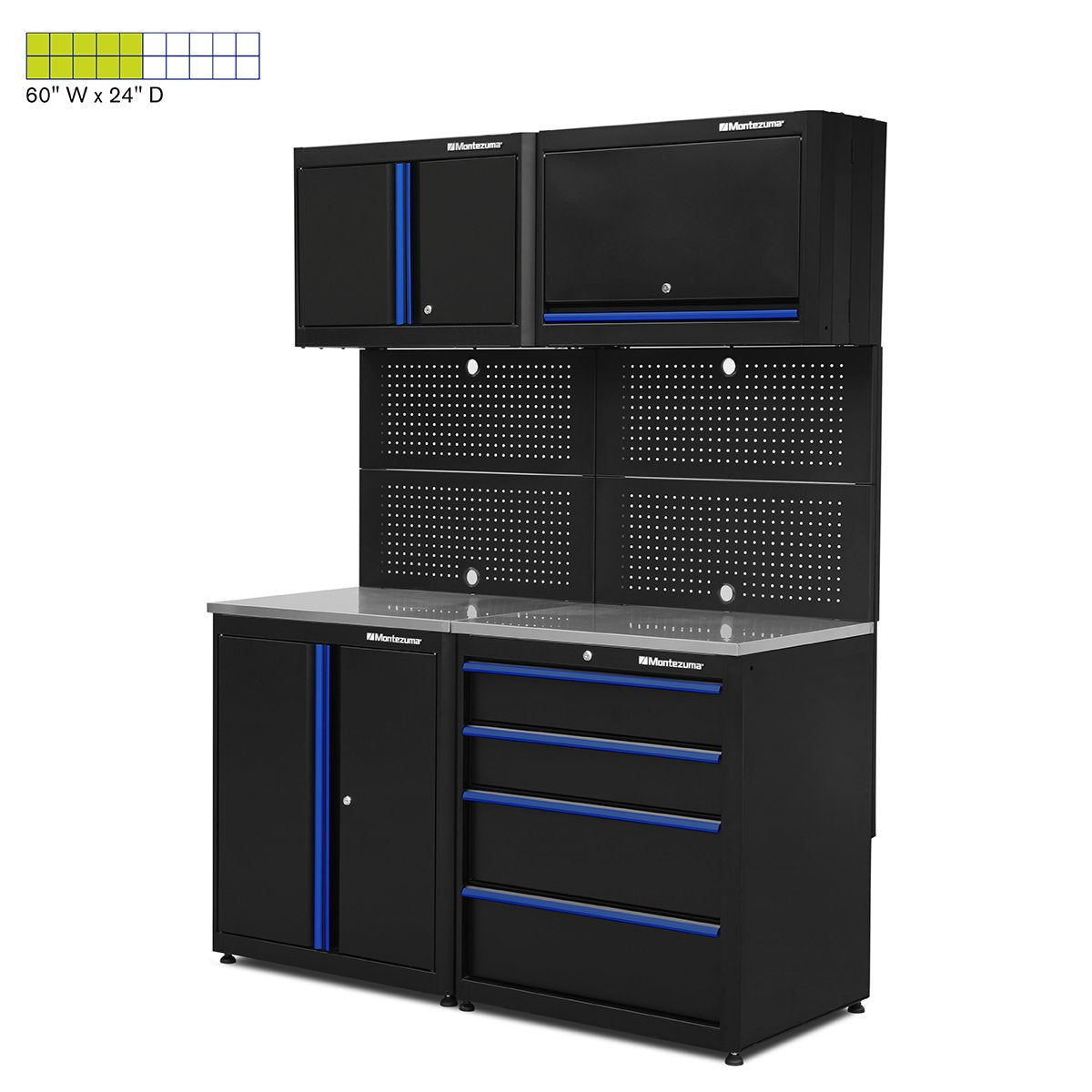 Montezuma Economy 6-Piece Combo - garage storage