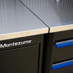 Montezuma Galvanized Steel Worktop - garage storage