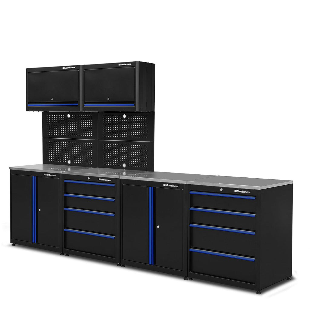 Montezuma Premium 8-Piece Combo - garage storage