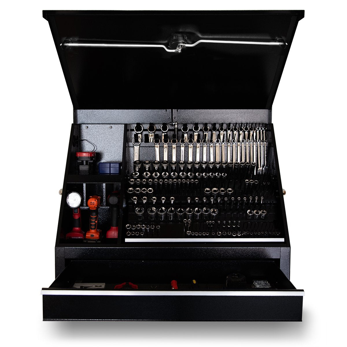 Montezuma SB360DB 36 x 17 in. Steel Triangle Shop box