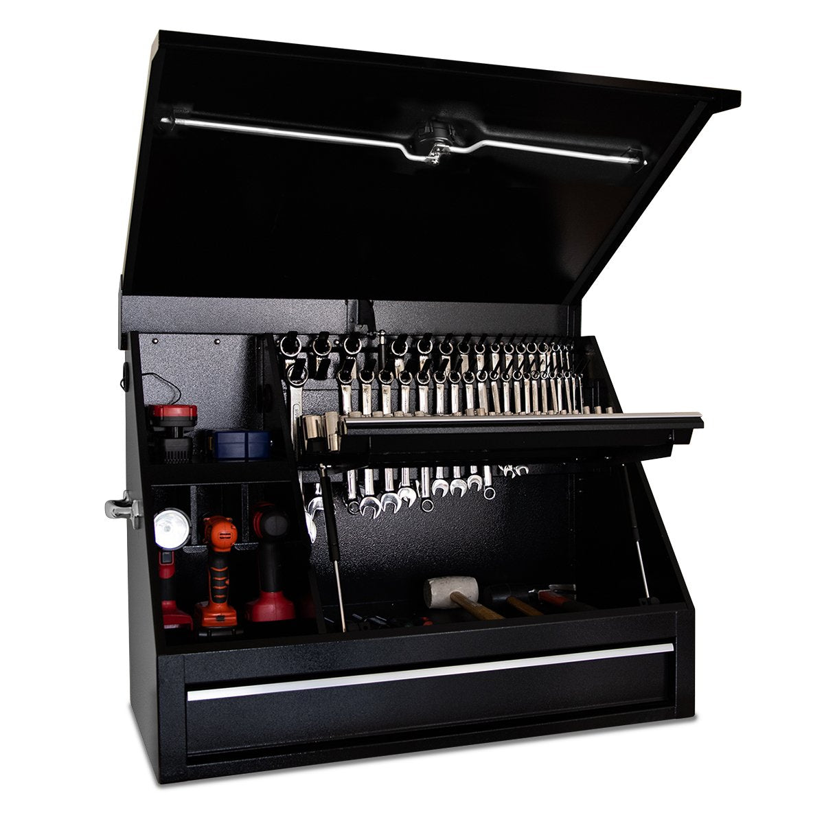 Montezuma SB360DB 36 x 17 in. Steel Triangle Shop box
