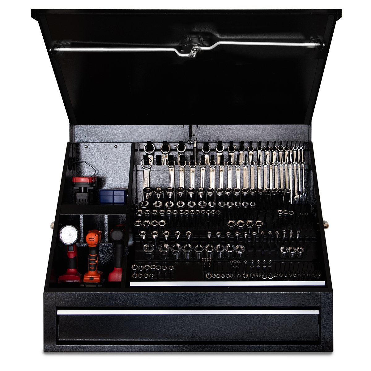 Montezuma SB360DB 36 x 17 in. Steel Triangle Shop box