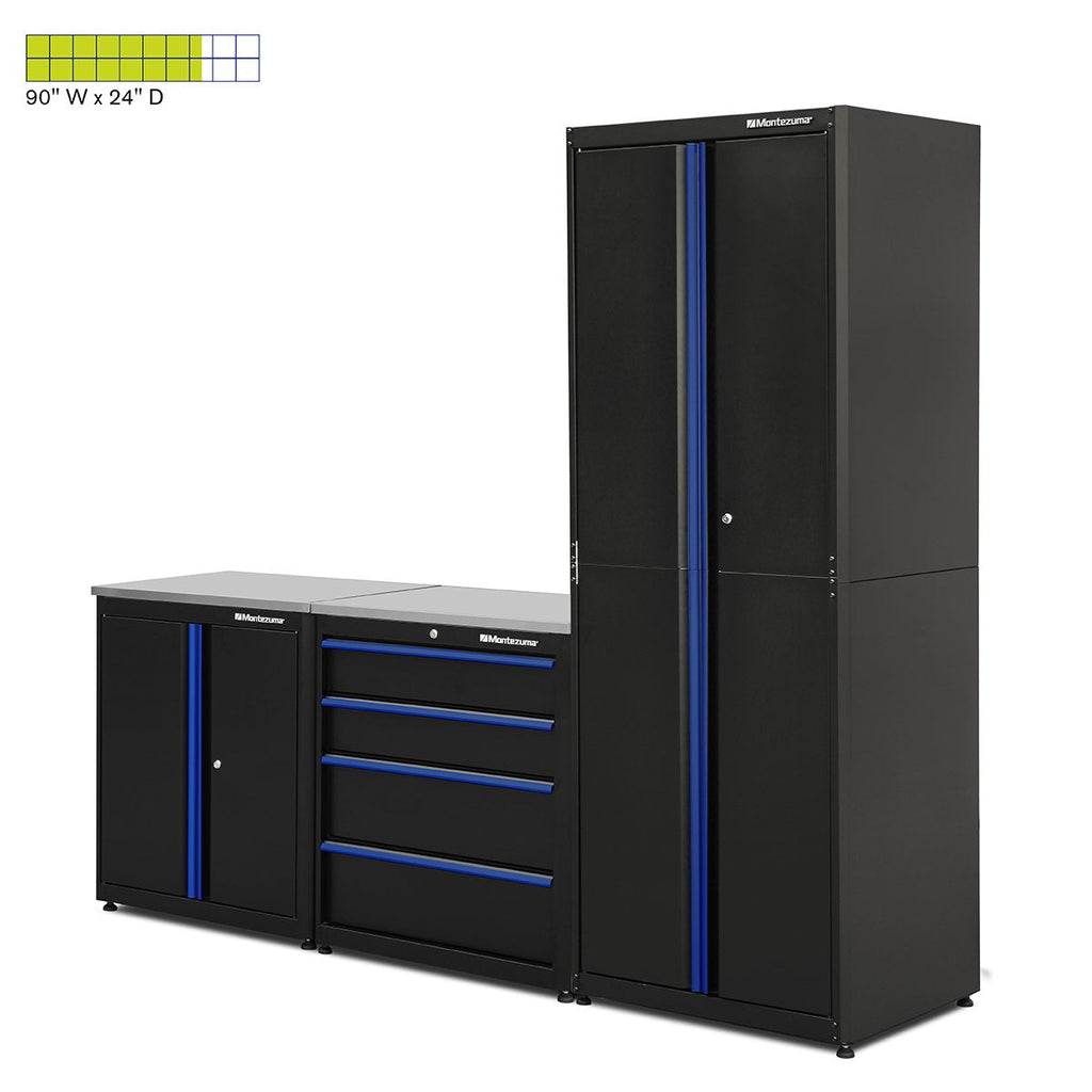 Montezuma Standard 3-Piece Combo - garage storage