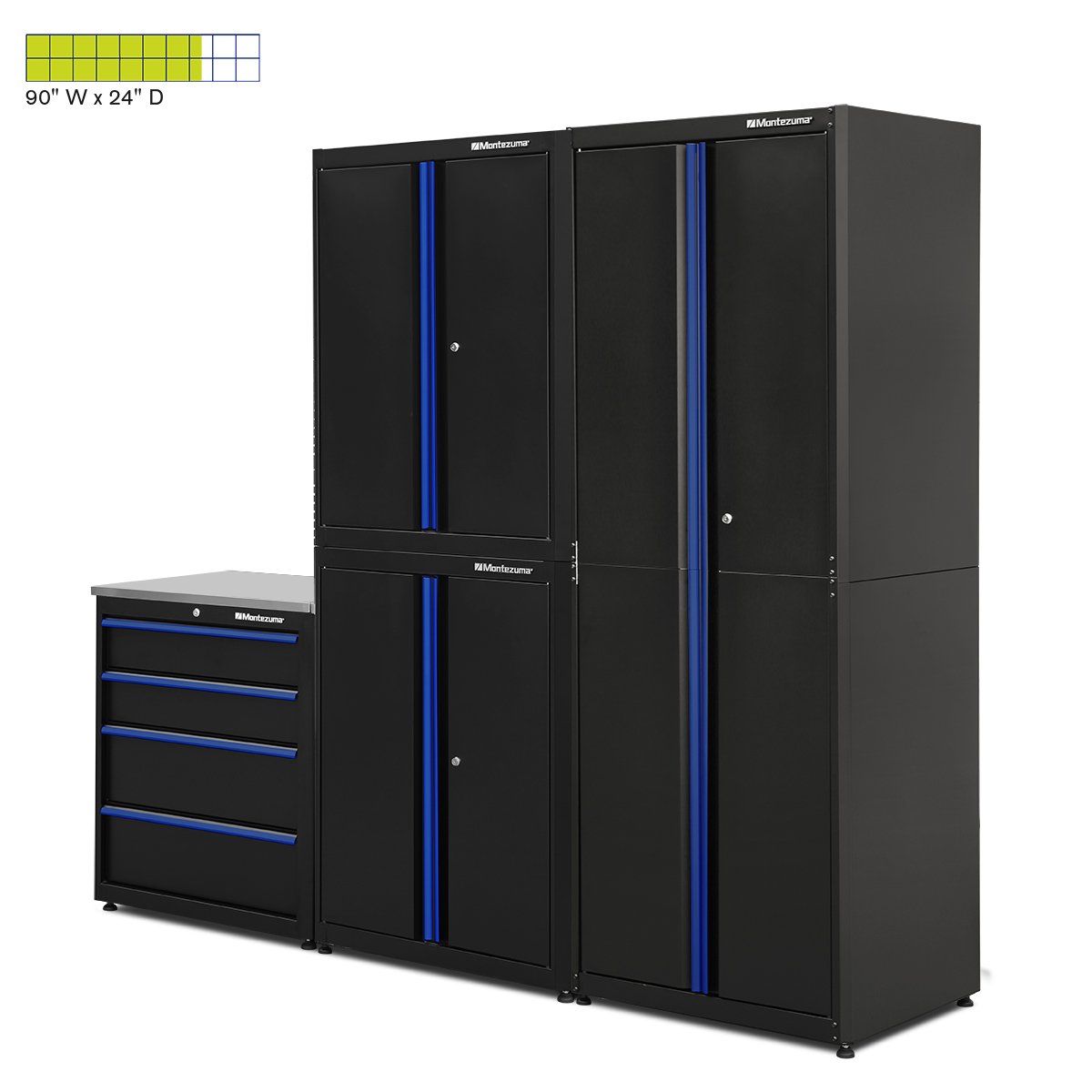 Montezuma Standard 4-Piece Combo - garage storage