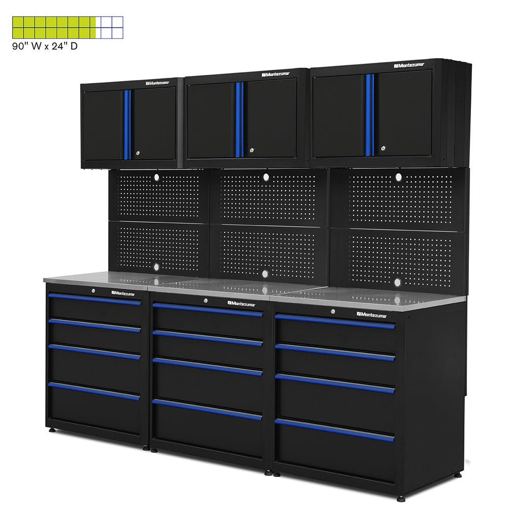 Montezuma Standard 9-Piece Combo - garage storage