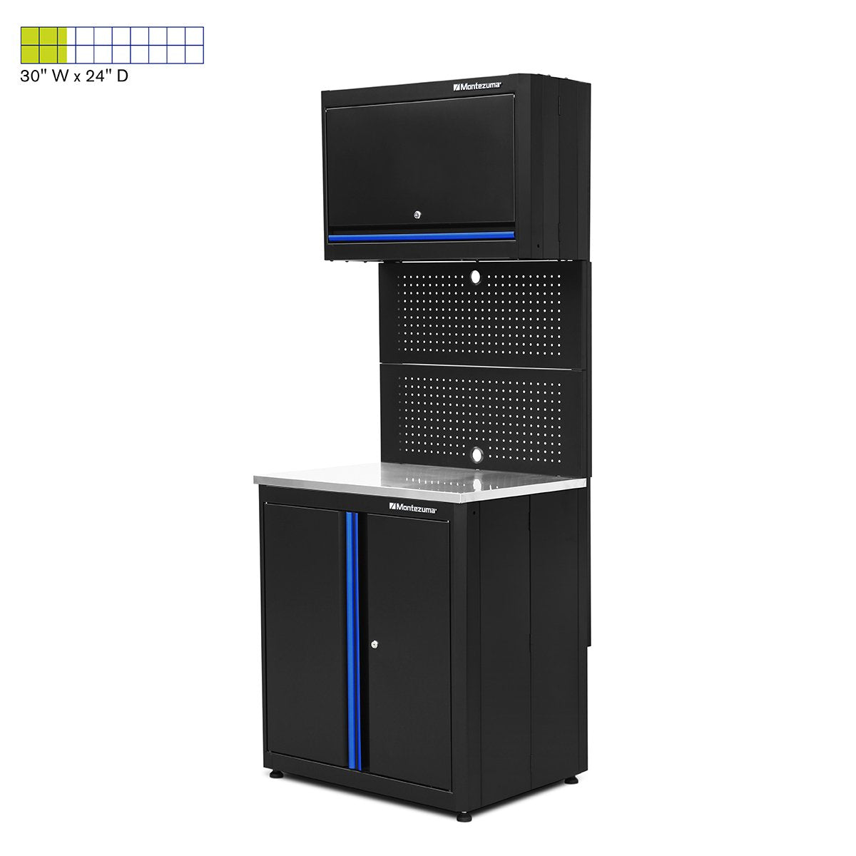 Montezuma Workstation 3-Piece - garage storage