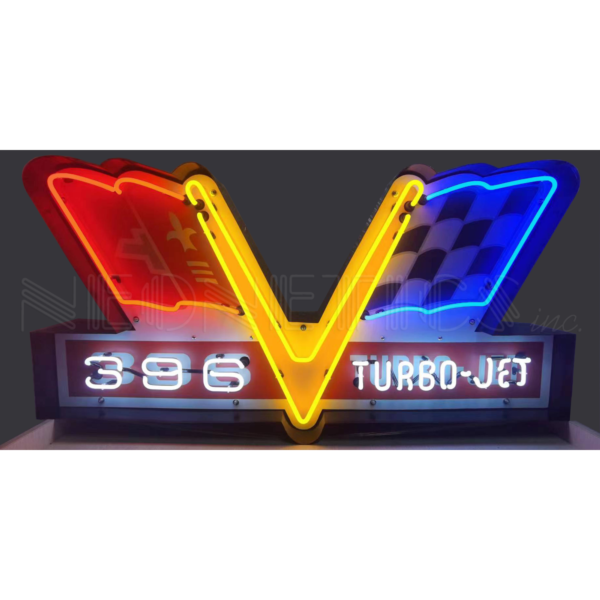 Neonetics 396 Turbo Jet Neon Sign In Steel Can - 9TJ396