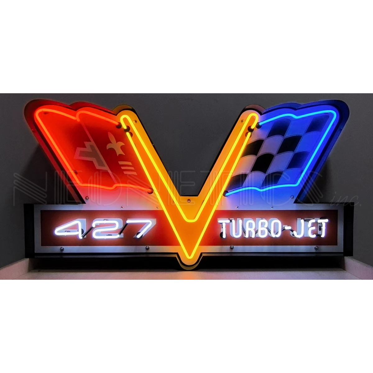 Neonetics 427 Turbo Jet Neon Sign In Steel Can - 9TJ427