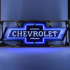 Neonetics 5 Foot Chevrolet Bowtie Neon Sign In Steel