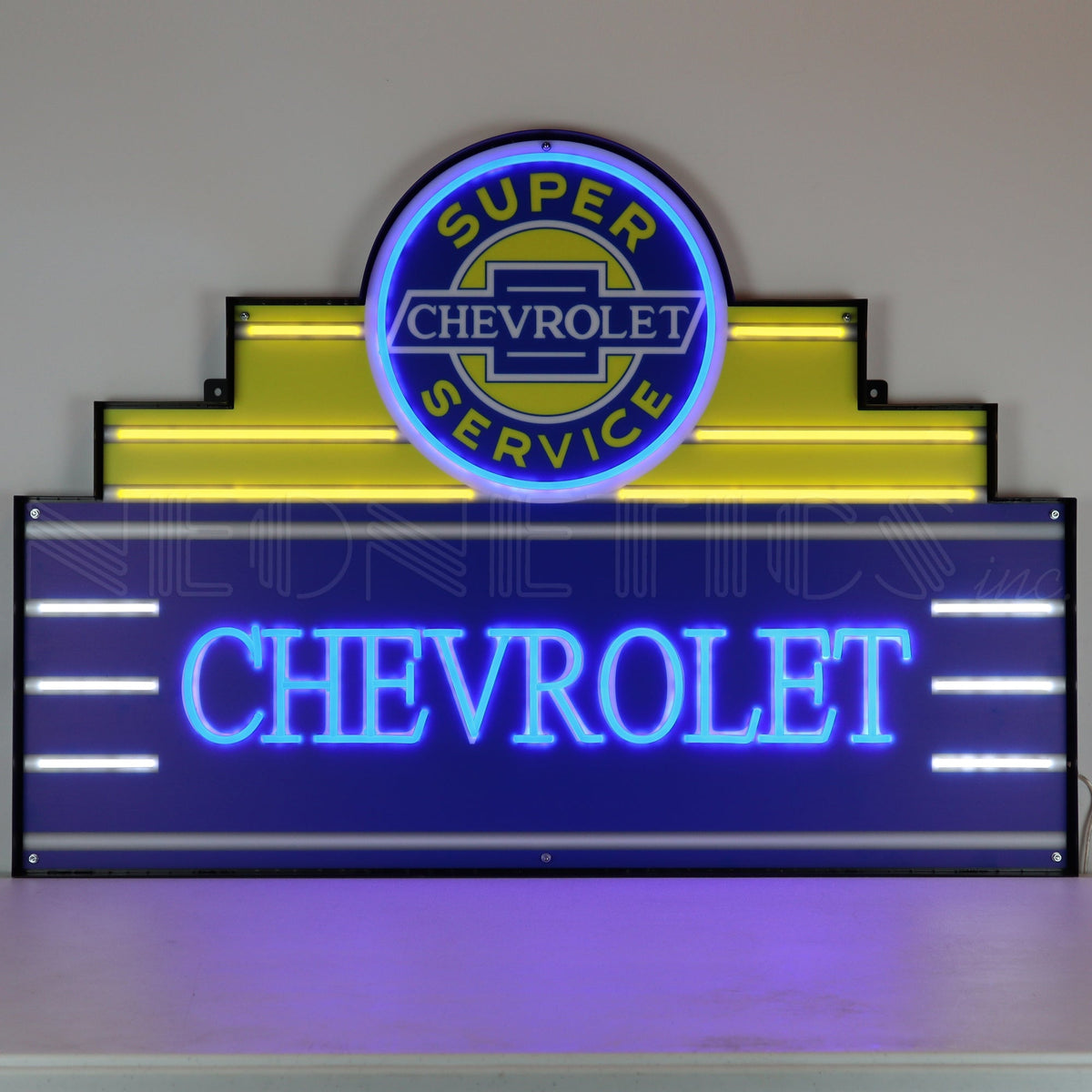 Neonetics Art Deco Marquee Chevrolet LED Flex-Neon Sign