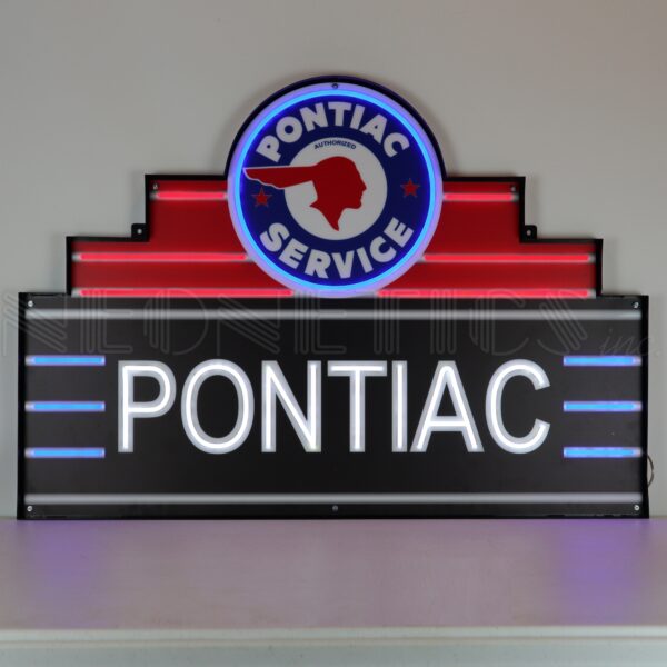 Neonetics Art Deco Marquee Pontiac LED Flex-Neon Sign