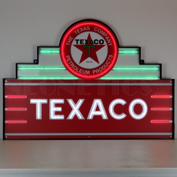 Neonetics Art Deco Marquee Texaco LED Flex-Neon Sign
