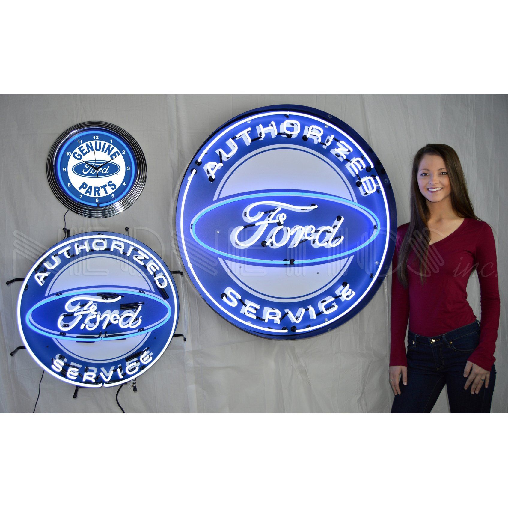 Neonetics Authorized Ford Service 36 Inch Neon Sign