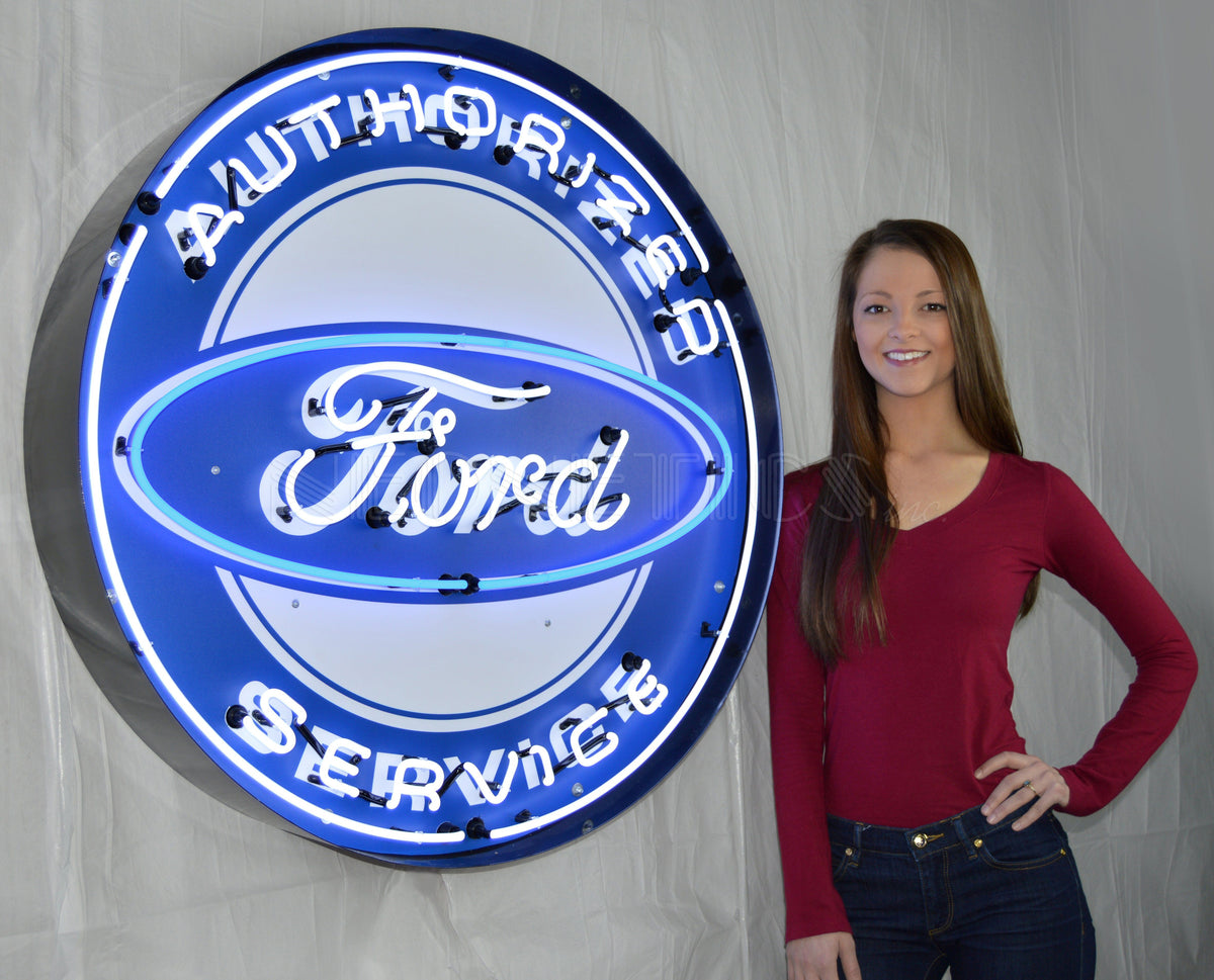 Neonetics Authorized Ford Service 36 Inch Neon Sign