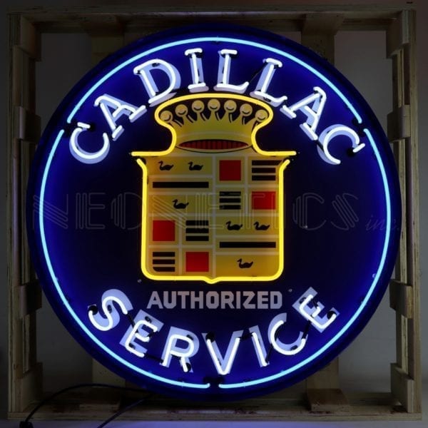 Neonetics Cadillac Neon Sign In 36in Steel Can - 9CADSR