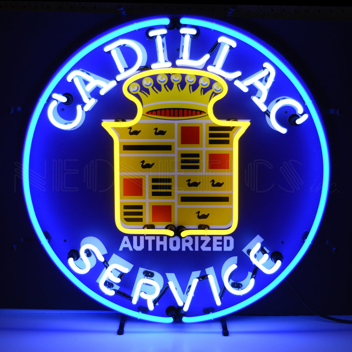Neonetics Cadillac Service Neon Sign
