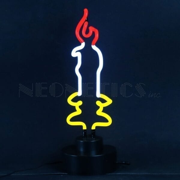 Neonetics Candle Neon Sculpture - 4CANDL