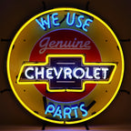 Neonetics Chevrolet Parts Neon Sign With Backing