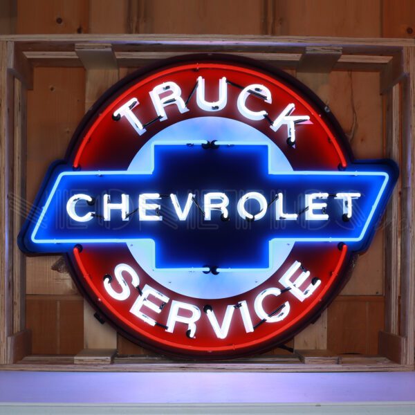 Neonetics Chevy Truck Service Neon Sign In Shaped Steel
