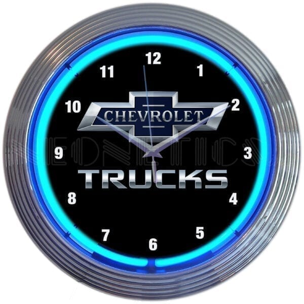 Neonetics Chevy Trucks 100TH Anniversary Neon Clocks