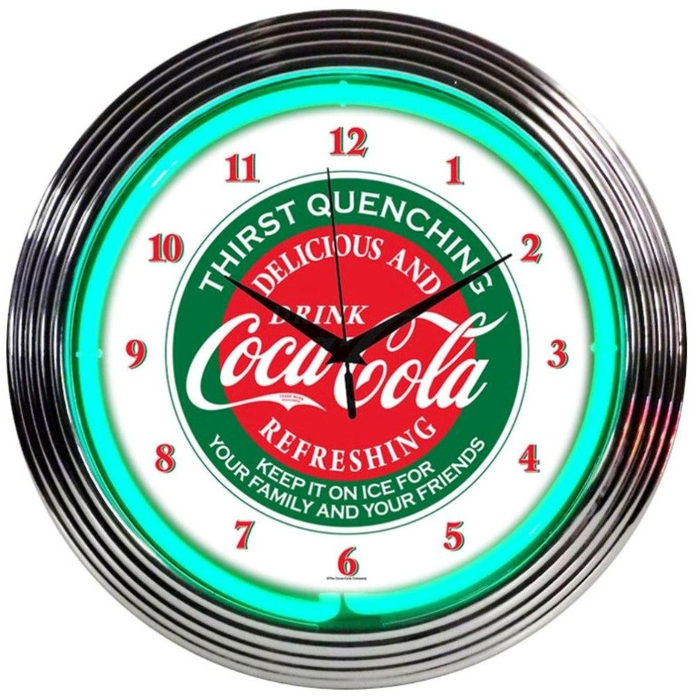 Neonetics COCA-COLA EVERGREEN NEON CLOCK