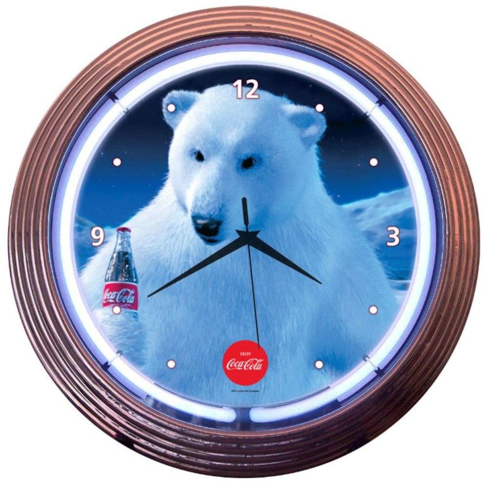 Neonetics COCA-COLA POLAR BEAR NEON CLOCK