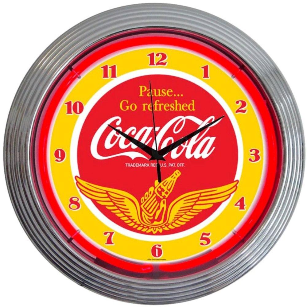 Neonetics COCA-COLA WINGS NEON CLOCK