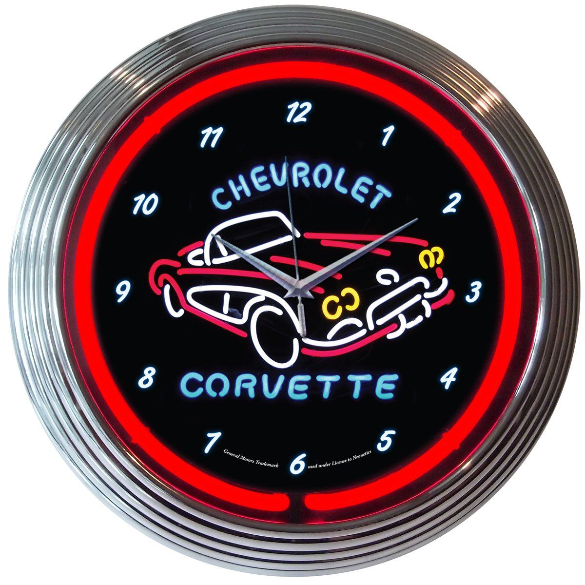 Neonetics CORVETTE C1 NEON CLOCK