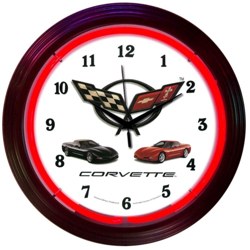 Neonetics CORVETTE C5 NEON CLOCK