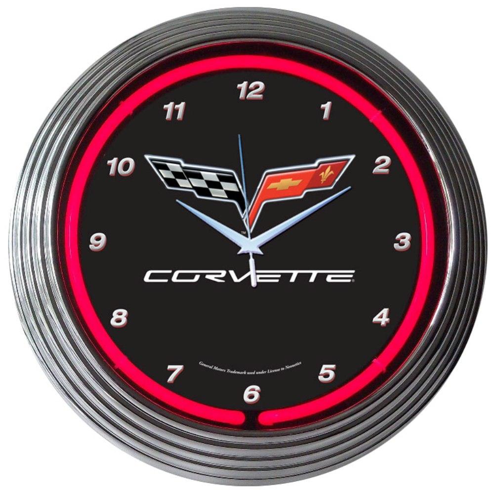 Neonetics CORVETTE C6 NEON CLOCK