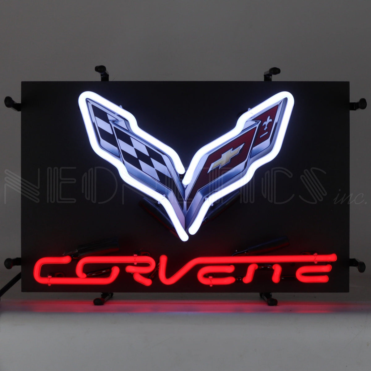 Neonetics Corvette C7 Junior Neon Sign With Backing - 5SMC7J