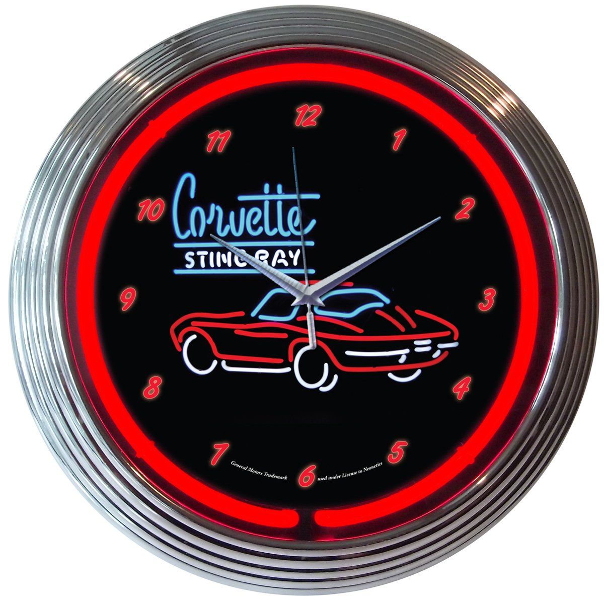 Neonetics CORVETTE SR NEON CLOCK