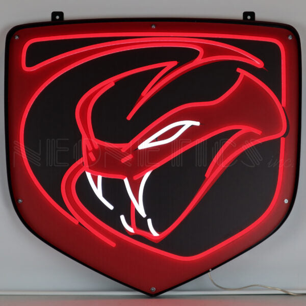 Neonetics Dodge Viper LED Flex-Neon Sign In Steel