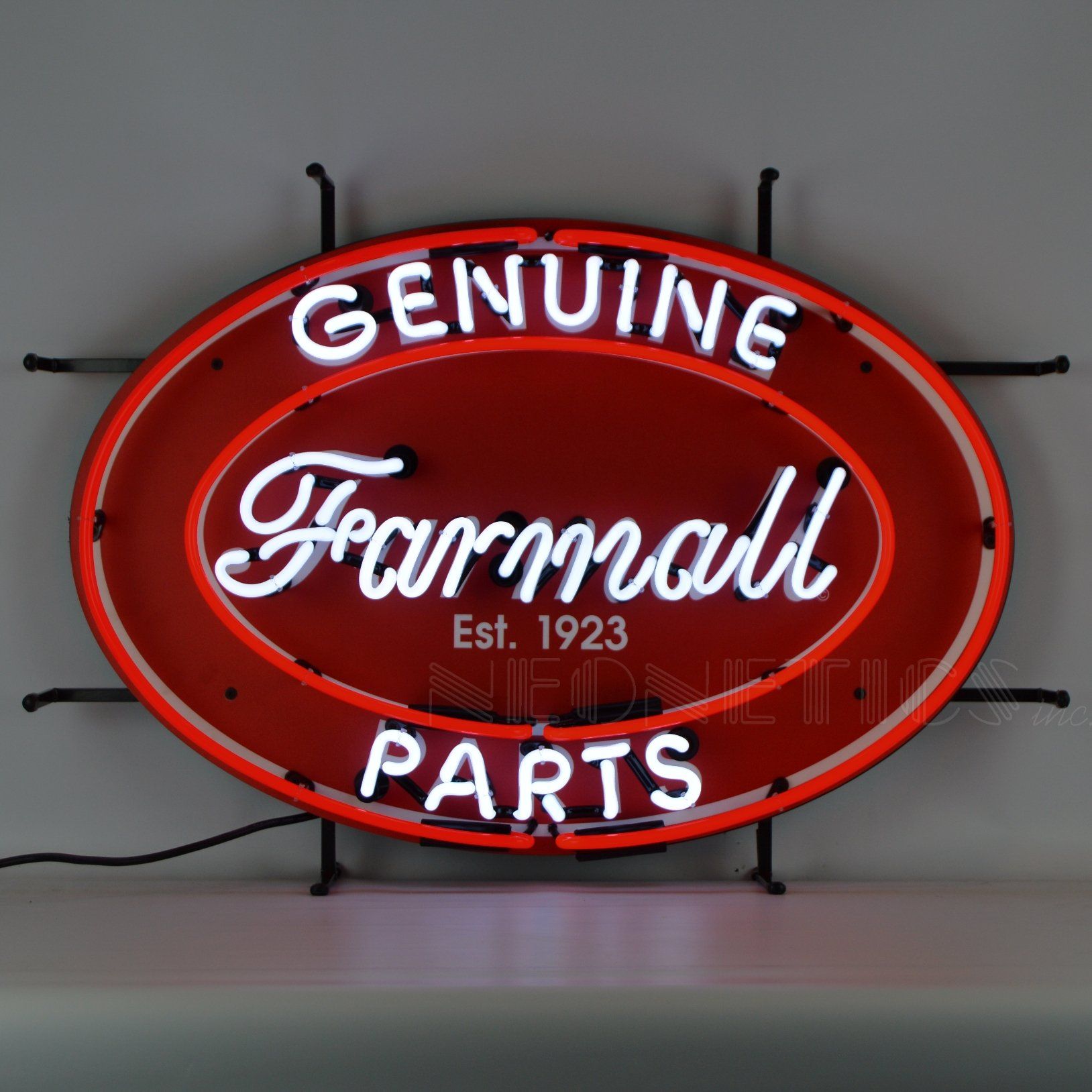 Neonetics Farmall Genuine Parts Oval Neon Sign