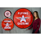 Neonetics Flying A Gasoline 36 Inch Neon Sign In Metal