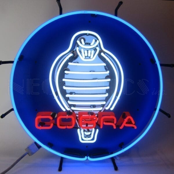 Neonetics Ford Cobra Neon Sign With Backing - 5COBRB