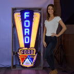 Neonetics Ford Jubilee Crest Neon Sign In Shaped Steel