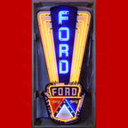 Neonetics Ford Jubilee Crest Neon Sign In Shaped Steel