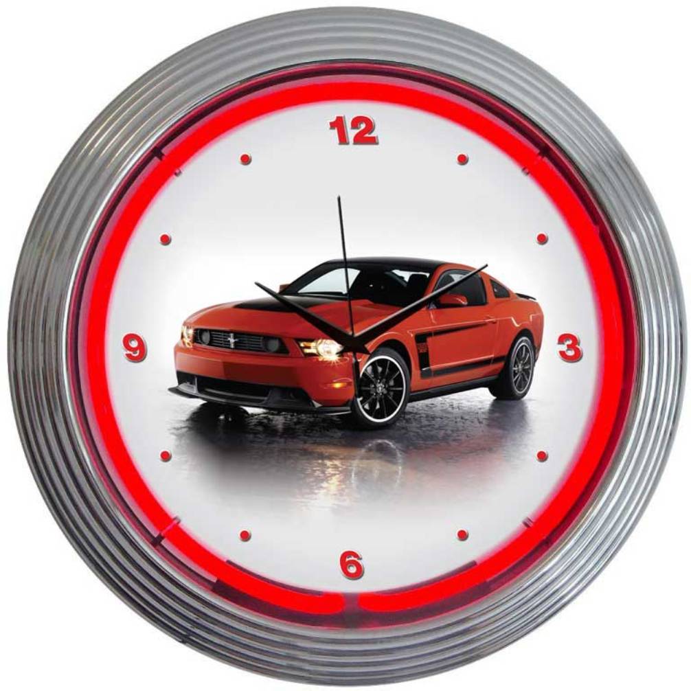 Neonetics FORD MUSTANG BOSS 302 NEON CLOCK