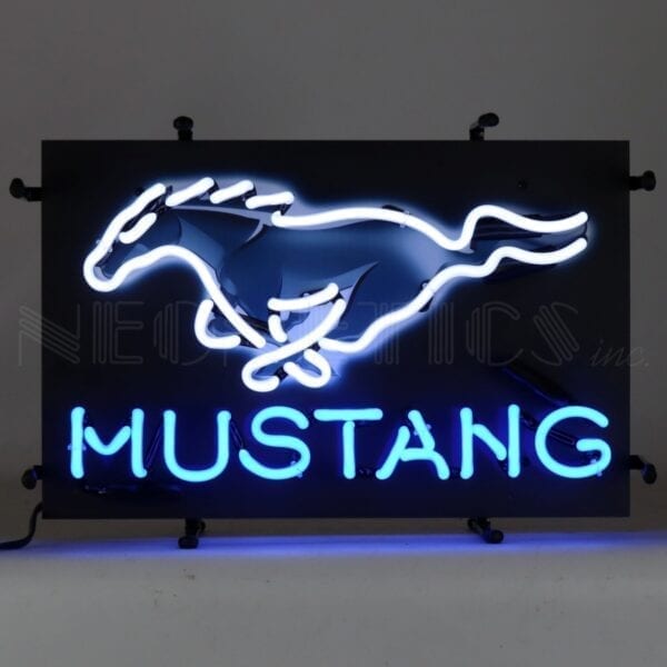 Neonetics Ford Mustang Junior Sign With Backing - 5SMLMJ