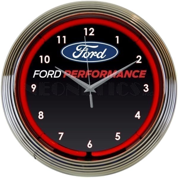 Neonetics Ford Performance Neon Clock - 8FRDPF