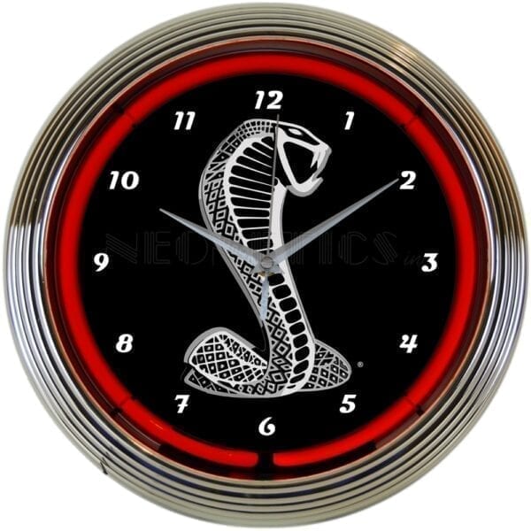 Neonetics Ford Snake Neon Clock - 8FRDSN
