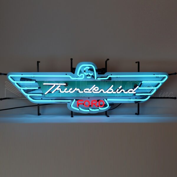 Neonetics Ford Thunderbird Neon Sign With Backing - 5TBIRD