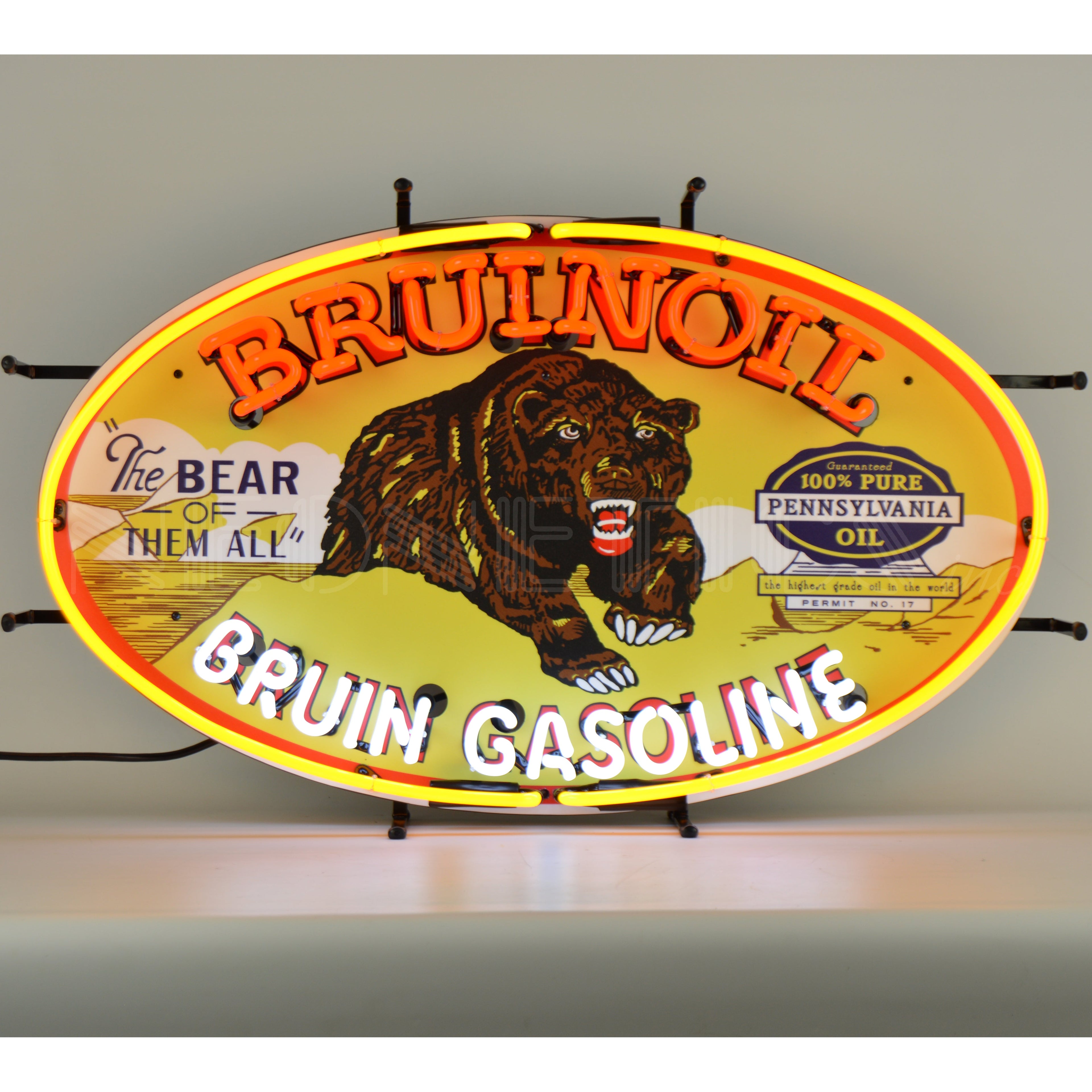 Neonetics GAS - BRUINOIL BRUIN GASOLINE NEON SIGN