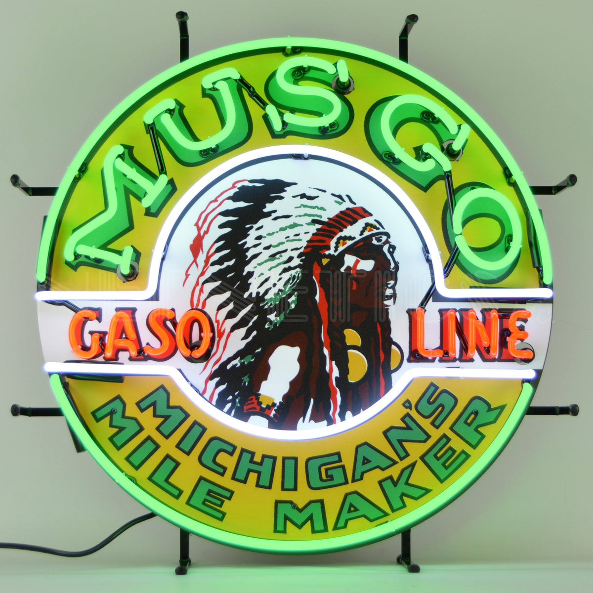 Neonetics GAS - MUSGO GASOLINE NEON SIGN