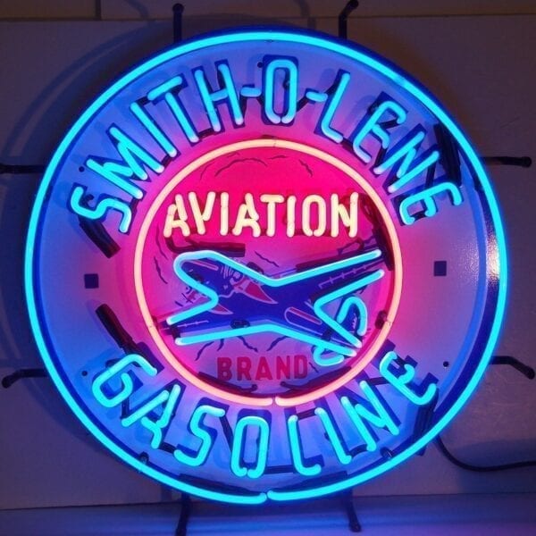 Neonetics Gas - Smith -O-Lene Gasoline Neon Sign - 5GSSMI
