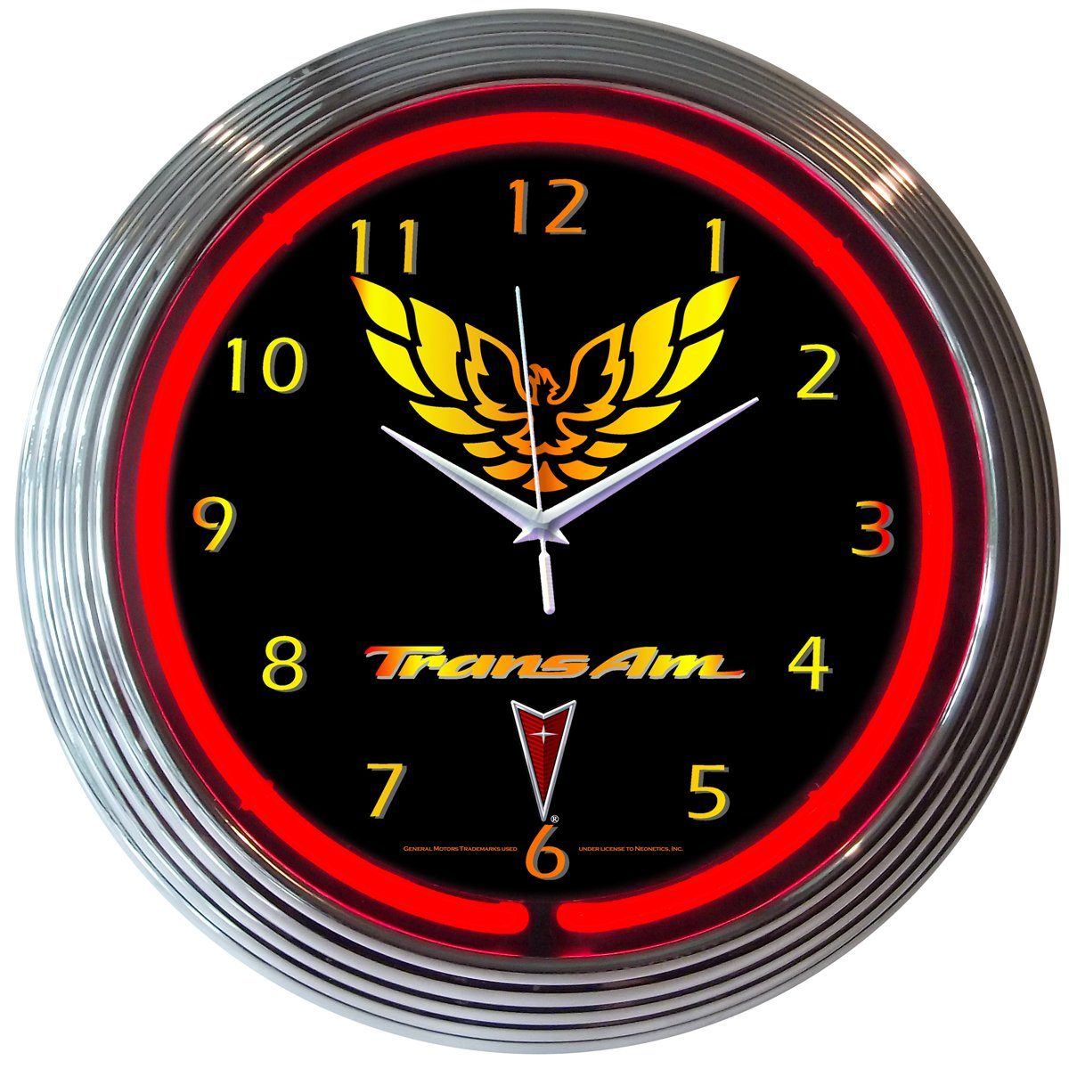 Neonetics GM TRANS AM NEON CLOCK