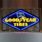 Neonetics Goodyear Tires Diamond Neon Sign In Shaped Steel