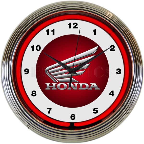 Neonetics Honda Neon Clock - 8HONDA
