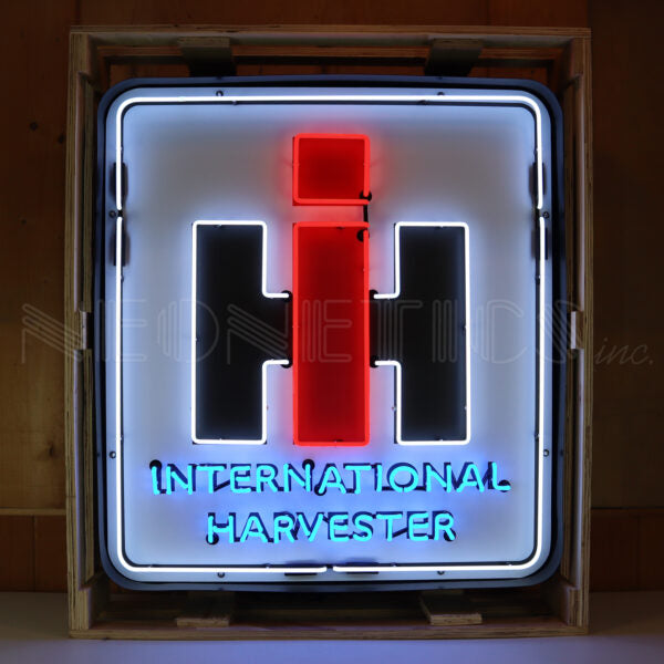 Neonetics International Harvester IH Neon Sign In Steel